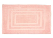 Tappeto Casa Bagno Morbido 50x65cm Tinta Unita 100% Cotone Modello Sophie - Tappeto - Rosa