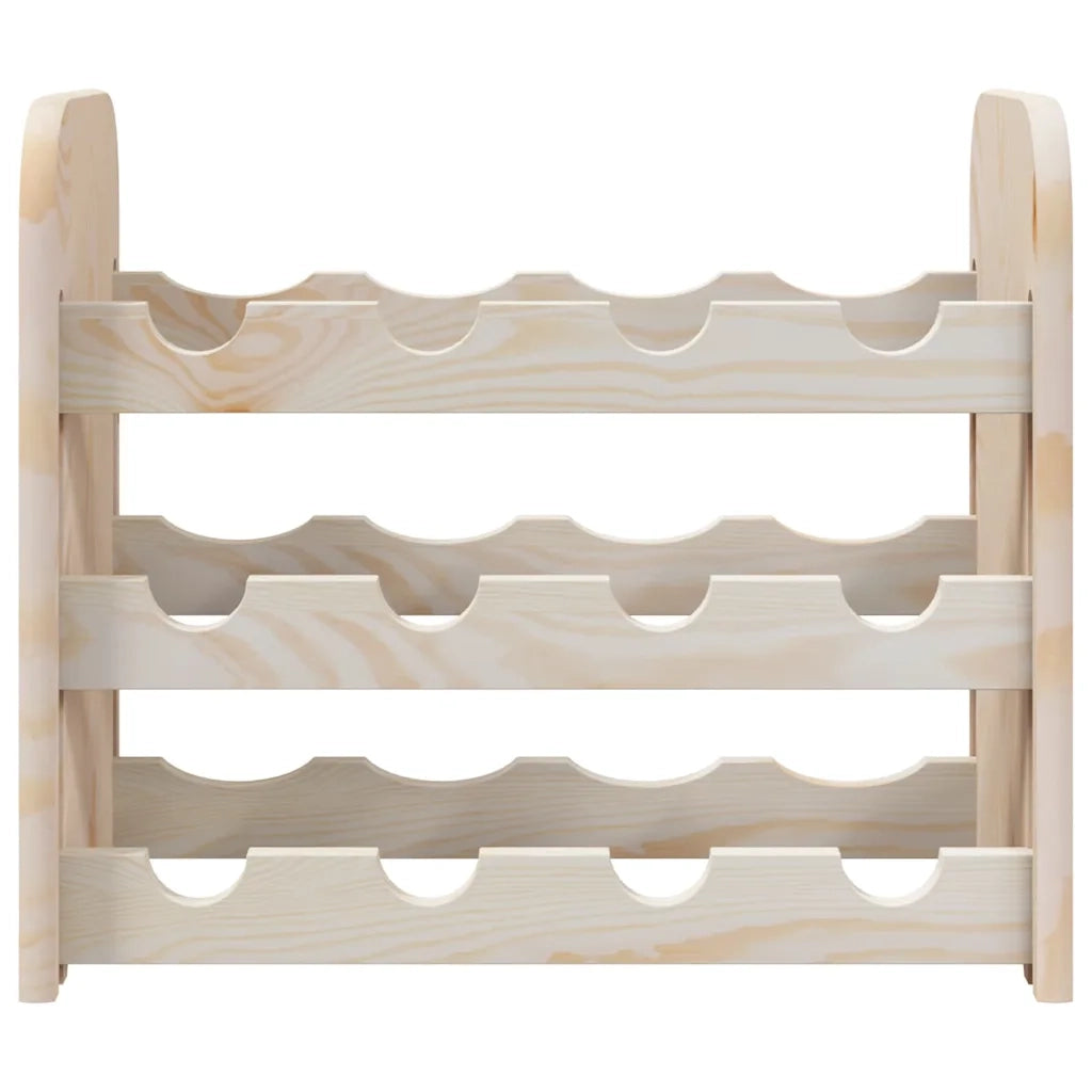 Portavini 43x25x37 cm in Legno Massello di Pino CFW3530688