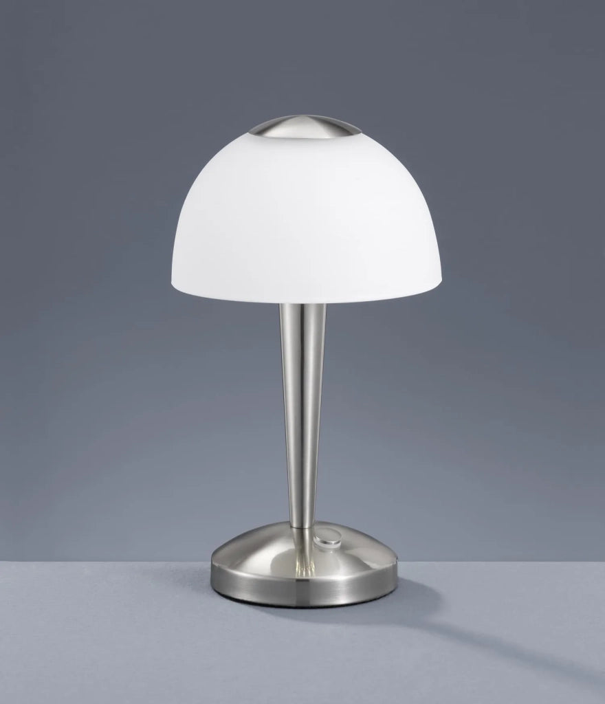 Lampada da tavolo LED Ventura acciaio