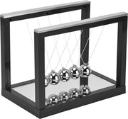 Palloni di equilibrio in acciaio nero per gioco di decompressione con base - ufficio casa - 75 x 13 x 101 cm