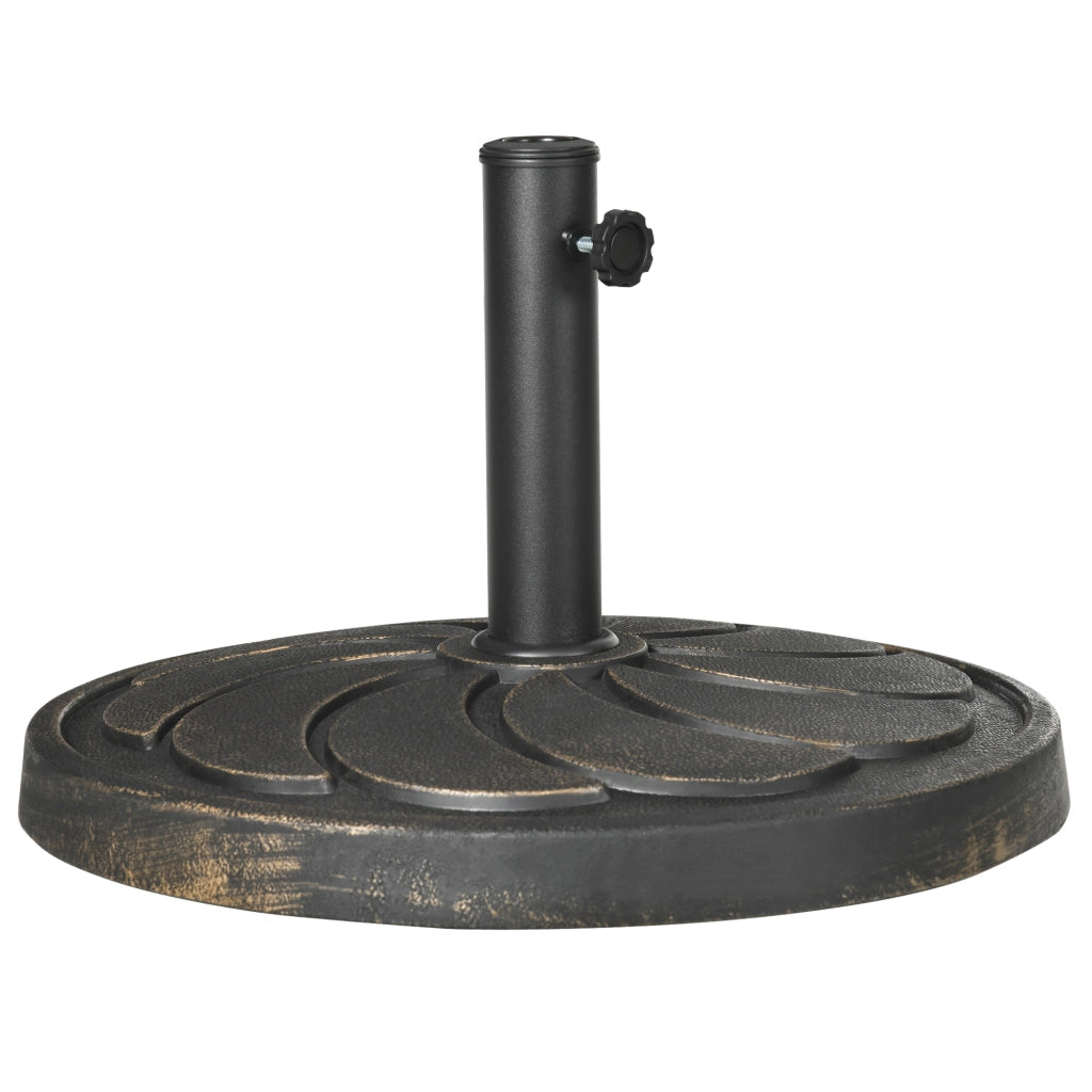 Base per Ombrellone ¨C zephmum ¨C Nero, Acciaio, ?53x33 cm