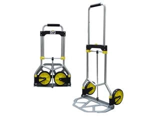 CARRELLO PORTACASSE PIEGHEVOLE IN ALLUMINIO PORTATA KG.80    ALTE