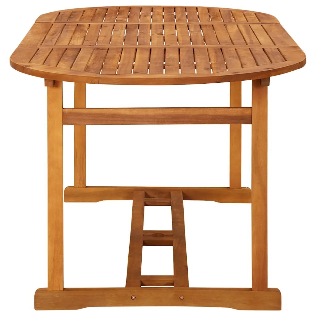 Set da Pranzo da Giardino 7pz 180x90x75cm Legno Massello Acacia 3086972