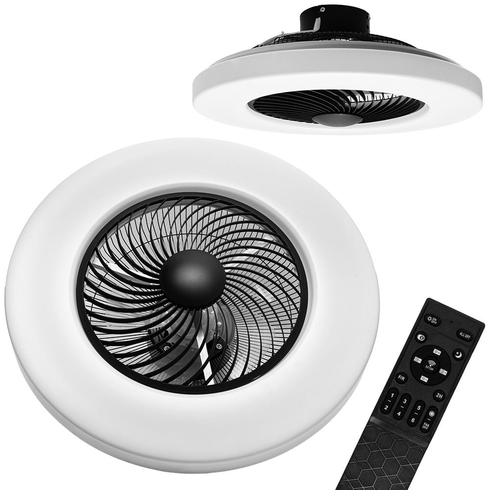 Lampada Con Ventilatore App1552-c Black