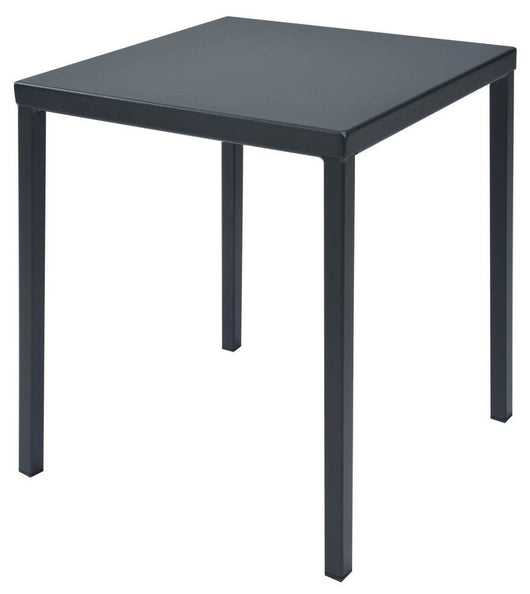 Tavolo da Giardino 80x80 cm in Acciaio RD Italia Dorio Antracite