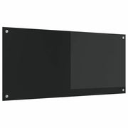 Rivestimento da Cucina-Paraschizzi per Cucina Nero 110 x 50 x 0,6 cm vetro temperato