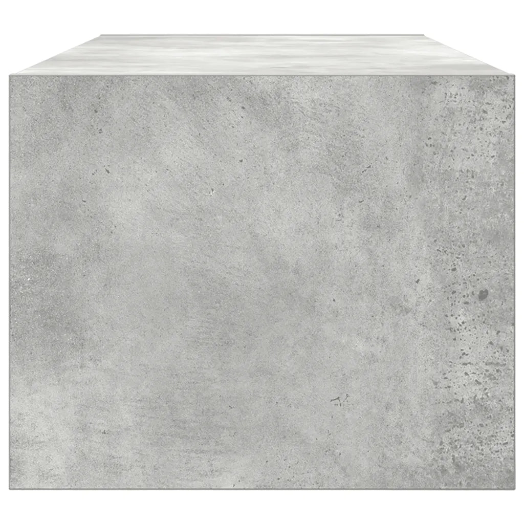 vidaXL Mobile per TV Grigio Cemento 80x31x25,5 cm Legno Multistrato