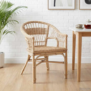 Sedia Impilabile Naturale 60 x 60 x 81 cm Rattan 42033212