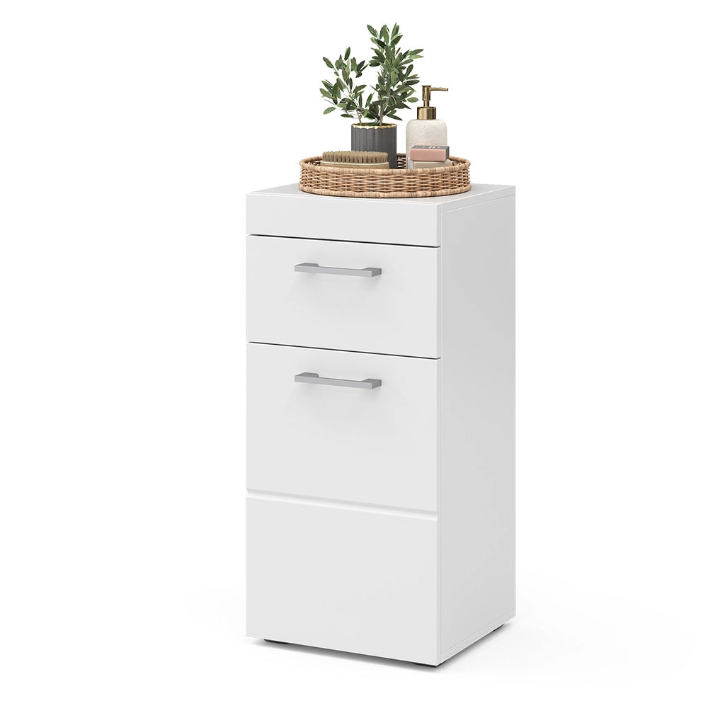 Mobiletto bagno Luna Bianco 37 x 79 cm Vicco