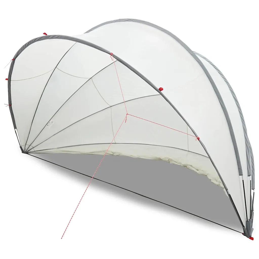 Dome Piscina Grigio e arancione 500 x 500 x 236 cm