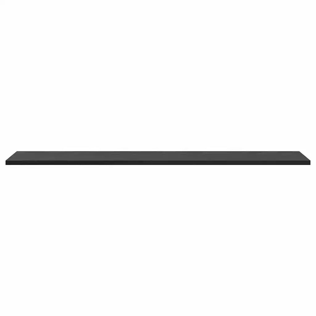 Scaffale 4 pcs Nero 100 x 20 x 1,5 cm Legno multistrato 875068