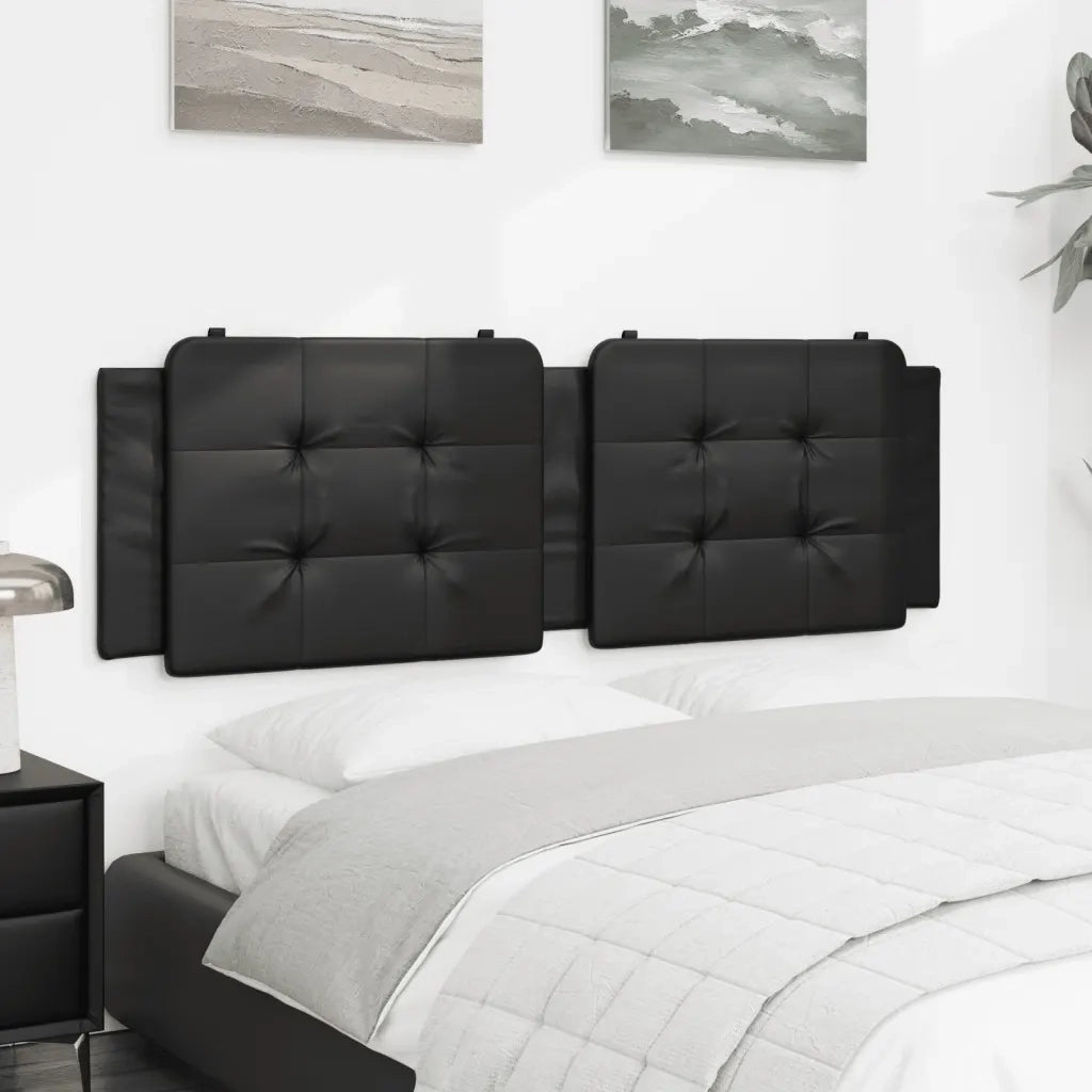 Cuscino Testiera Zadar Nero 160 cm in Similpelle CFW9481673