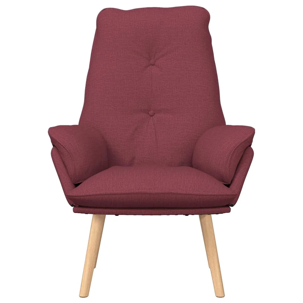 poltrona Rosso Vino 69 x 74 x 93 cm Tessuto e compensato 42001853