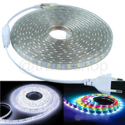 Trade Shop - Bobina Striscia Strip Led 5050 Flessibile Profilo Silicone 5m 10m Luce Esterno - -bianco Freddo   5 Mt   -