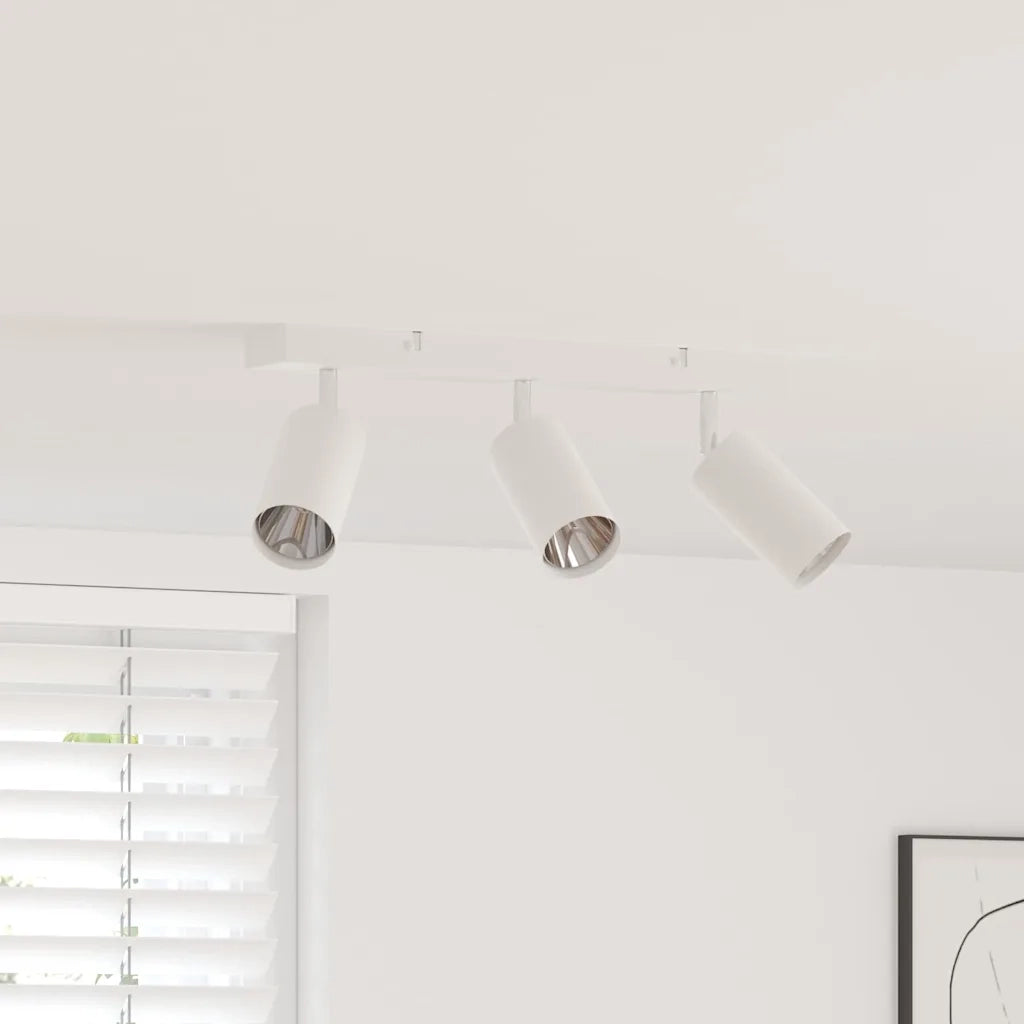 Faretto da soffitto Bianco 38 x 6 x 16 cm Metallo 4108198