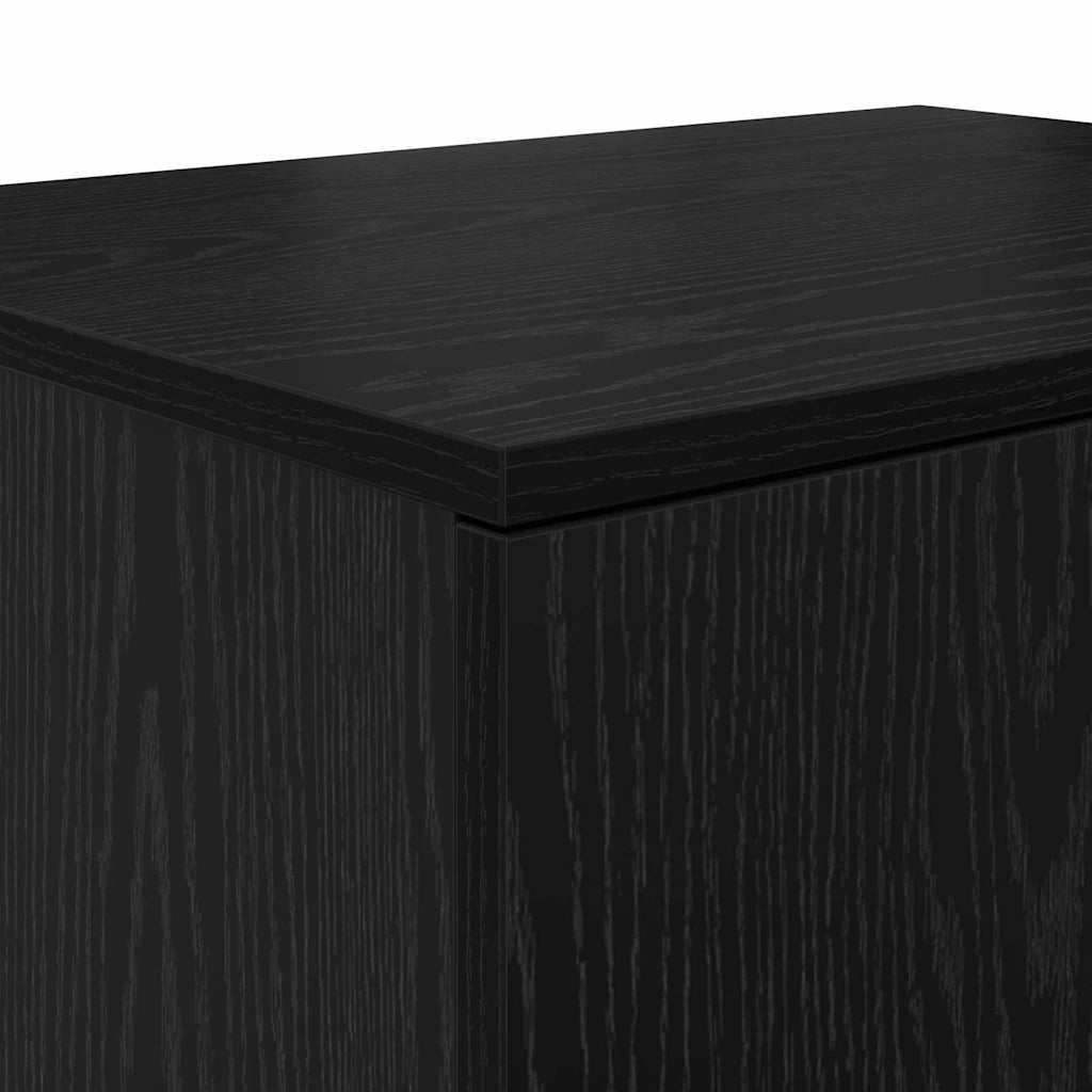 Armadio 2 pz Rovere Nero 103 x 41 x 40 cm Legno multistrato CFW5347788