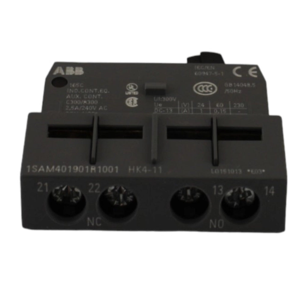 Contatto ausiliario frontale NO+NC per termico serie MS13X ABB