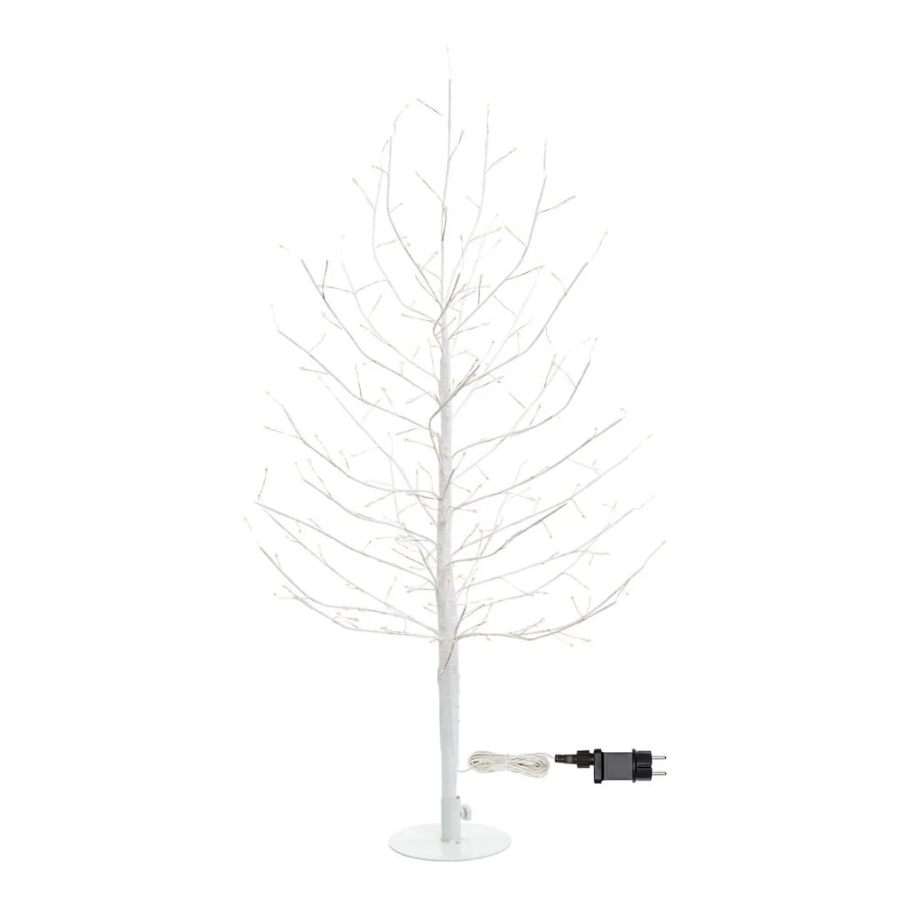 Albero Ramo di Tiglio bianco h 0,6 m, 160 microled bianco caldo, uso interno