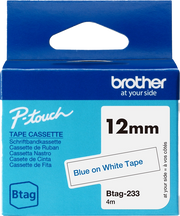 Brother BTAG-233 nastro per etichettatrice Blu su bianco