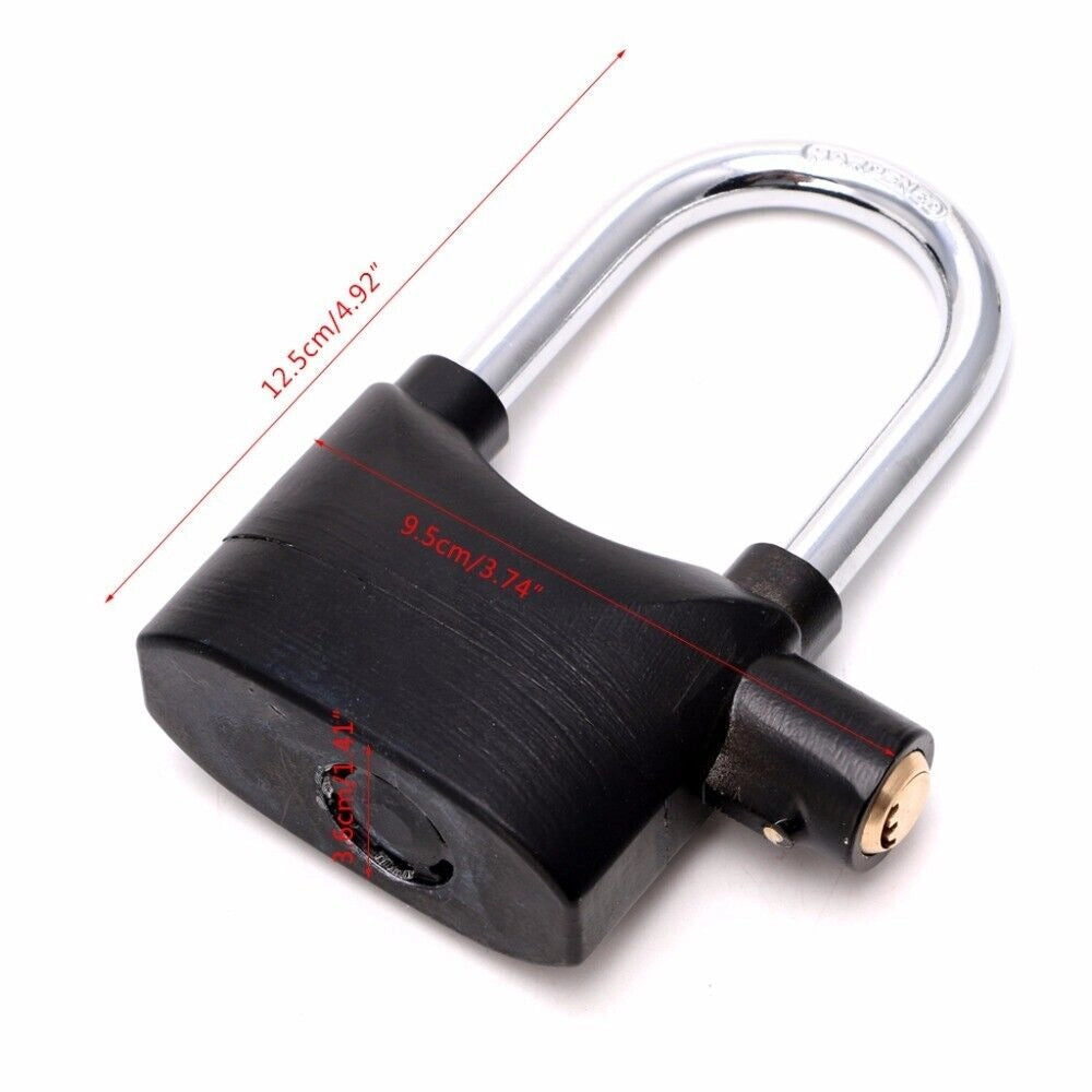 ALLARME BLOCCADISCO ANTIFURTO SONORO MOTO SCOOTER LUCCHETTO 110dBa 70MM ALL-7033