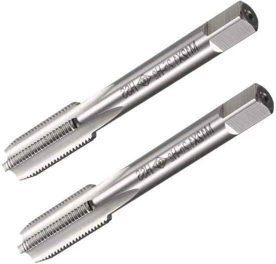 Cranio a viti M12 x 1,25 mm - Trapano HSS a viti - 3 bocchette - Manuale/Macchina - Lunghezza vite 30 mm - Tolleranza H2 - Taglio vite