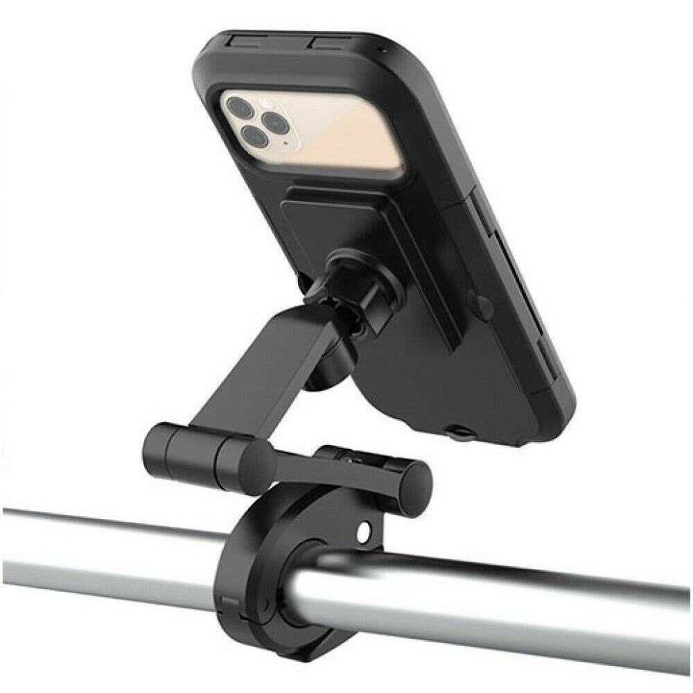 Trade Shop - Supporto Custodia Porta Cellulare Impermeabile Per Moto Bici Fino 6.7" Hl-69 -