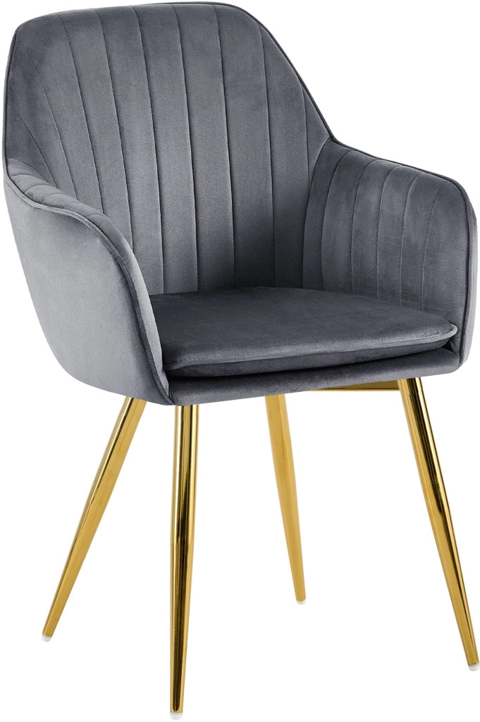 Esszimmerstuhl Cheryl Samt gold