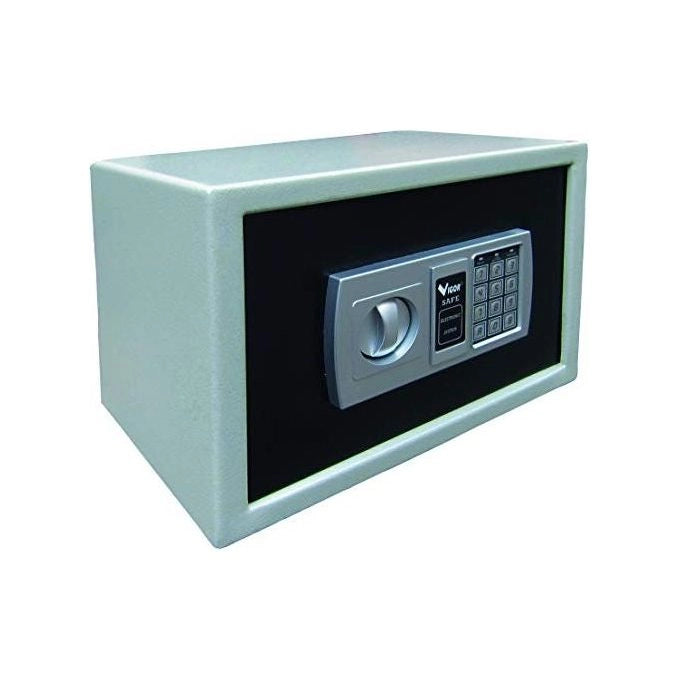 Vigor 2716215 Hotel Safe Electronic Big Cassaforte da Appoggio Tastiera Digitale 12 Tasti Apertura Motorizzata 35x25x25 cm