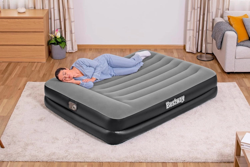 Materasso Gonfiabile Matrimoniale Bestway con Pompa Integrata e Tecnologia Tritech™ – 203x152x46 cm