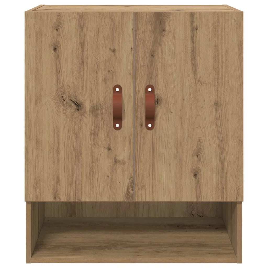 Armadietto a muro rovere artigianale 60 x 31 x 70 cm