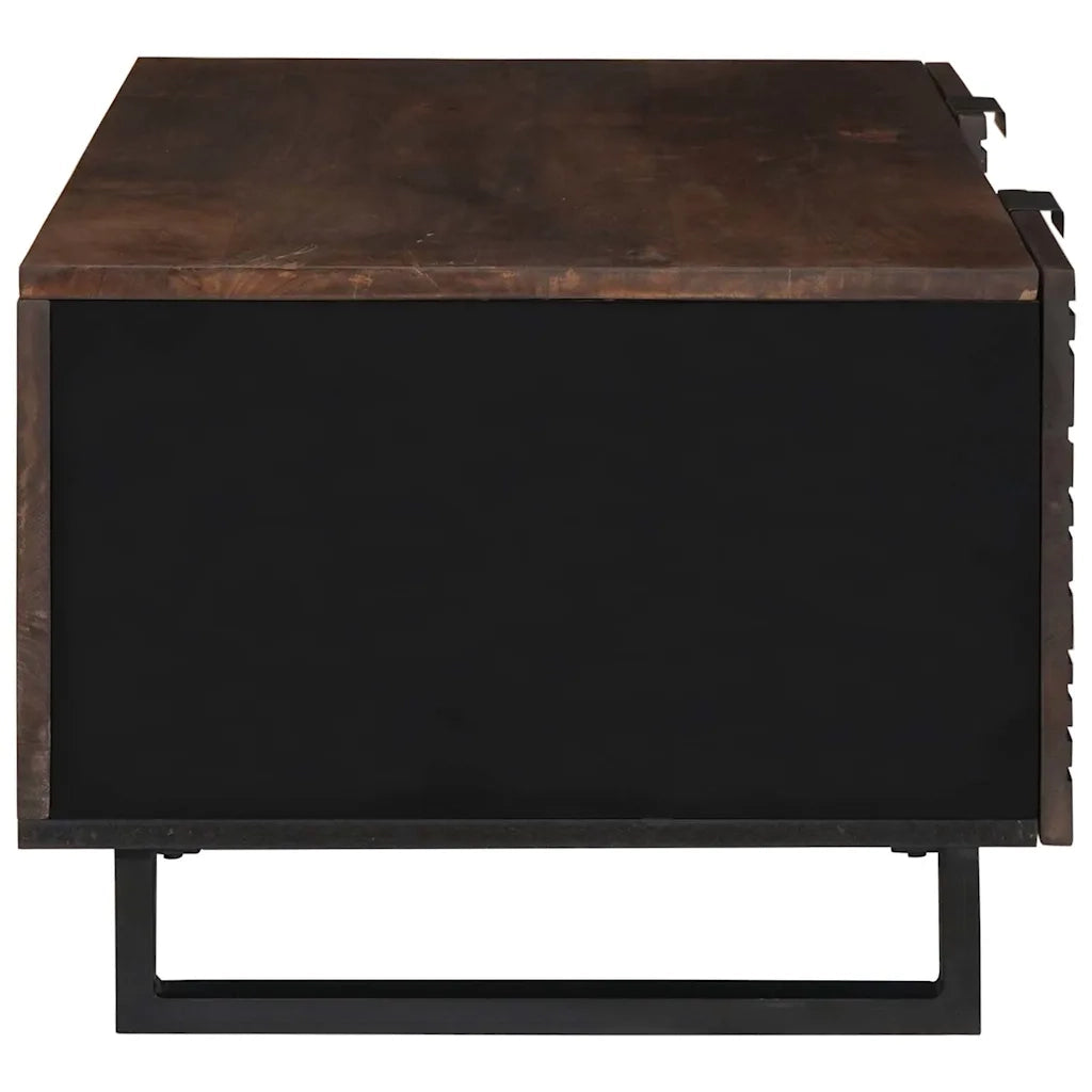 Tavolino da salotto Marrone e Nero 100 x 54 x 40 cm 4018020