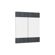 Vicco Frontale cucina Calcestruzzo nero 59.2 x 59 cm frontale del mobile per pensile con vetro