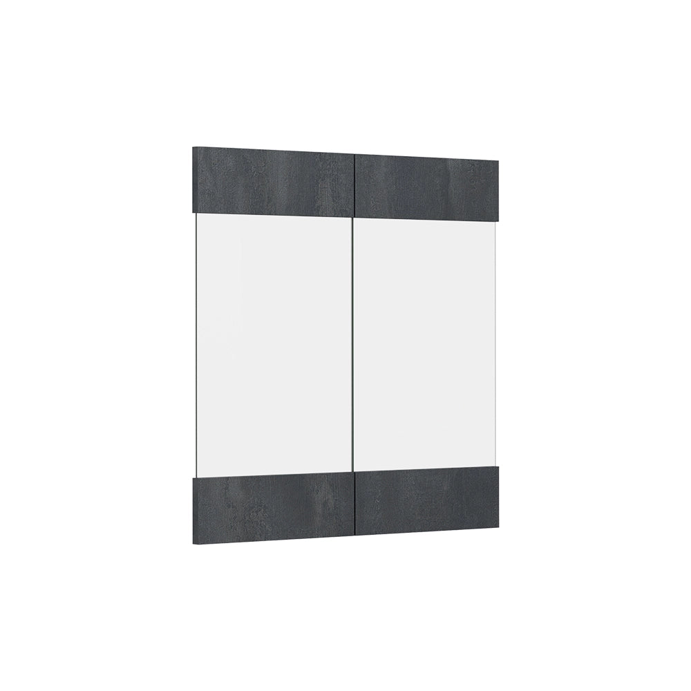 Vicco Frontale cucina Calcestruzzo nero 59.2 x 59 cm frontale del mobile per pensile con vetro