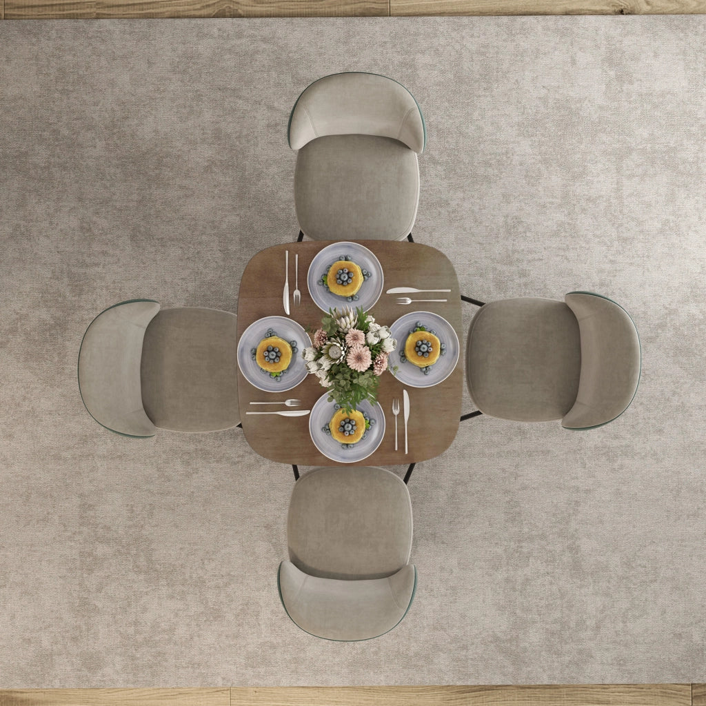 Tavolo da pranzo quadrato ¨C Xylo ¨C legno marrone 70x70 cm 4 persone