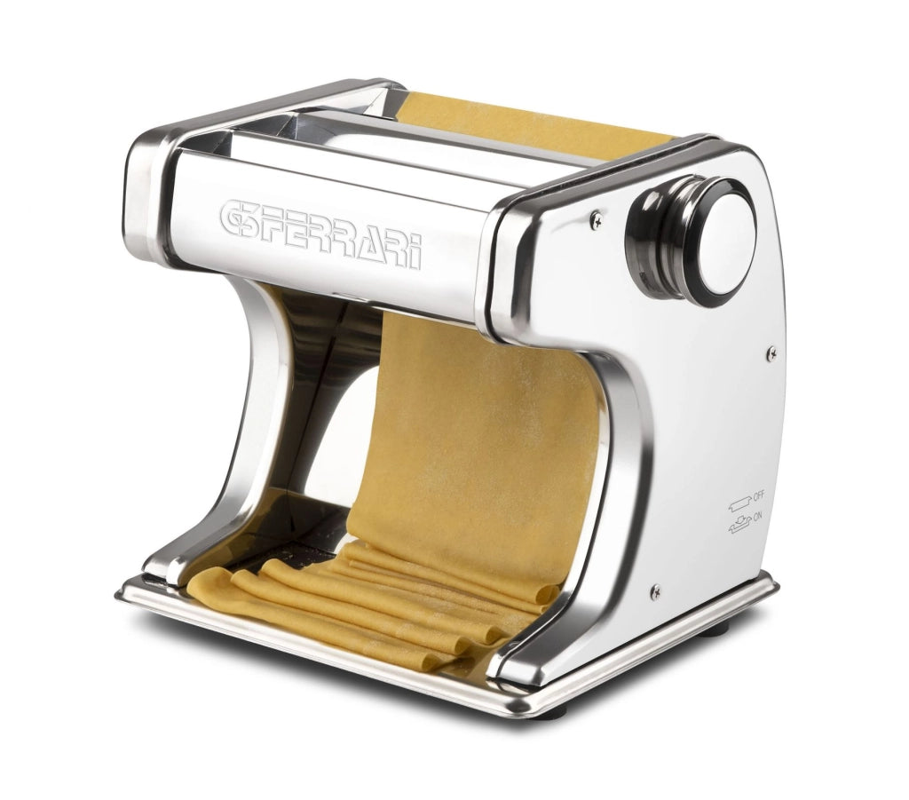 G3 ferrari g20125 sfoglia prof macchina per la pasta motorizzata, 70 w, rulli 18 cm, 7 livelli spessore, 3 formati di pasta, corpo e rulli in acciaio inox