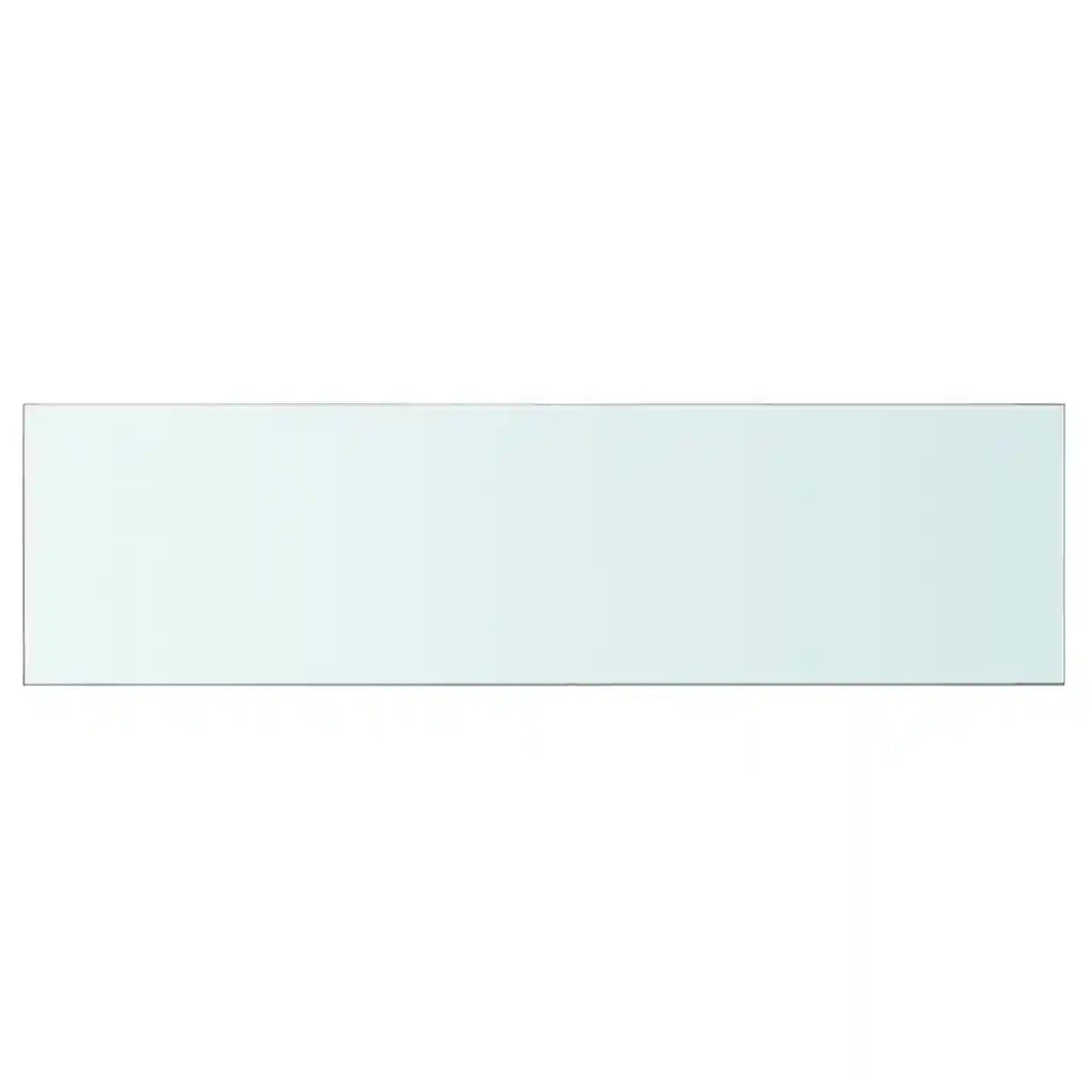 2 pz Mensole | Ripiano | Scaffale in Vetro Trasparente 110x30 cm