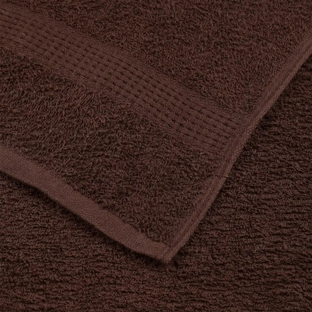 Asciugamani da doccia FROGN 4 pz Marrone 70x140 cm 360 g/m² 136762