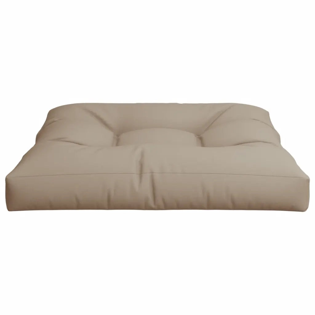 vidaXL Cuscino per Pallet Tortora 80x80x12 cm in Tessuto