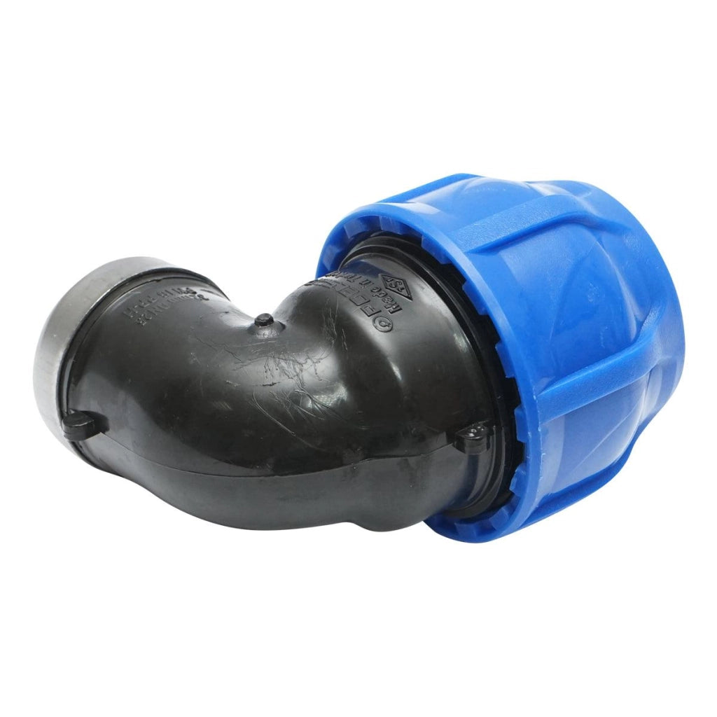 Gomito Compressione PN16-32mmx 3/4" per sistemi di irrigazione RACCORDO/GIUNTO FEMMINA PN16-32mmx 3/4" Raccordo Compressione Manicotto Raccordo Compressione tubo irrigazione