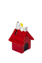 Snoopy Cuccia 12 cm  Scultura Decorativa in Ceramica Peanuts