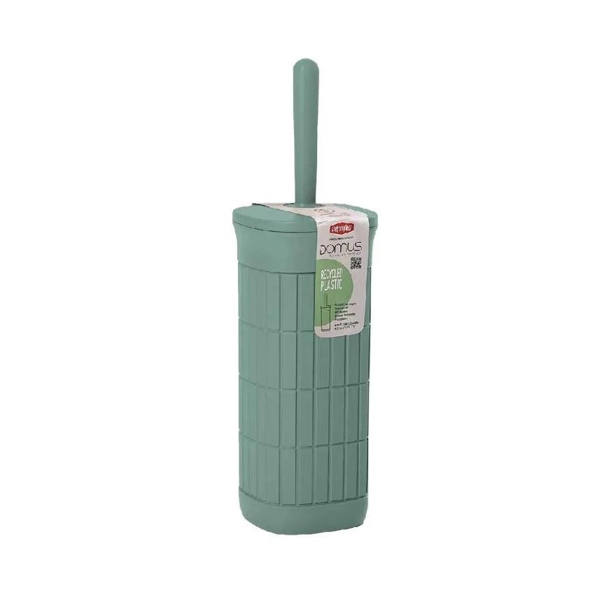 Portascopino WC in Plastica Domus Green Tea 11,5 x 11,5 x 40 cm