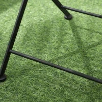 Set da Giardino 3 Pezzi, Tavolino e 2 Sedie Pieghevoli con Mosaico, Blu