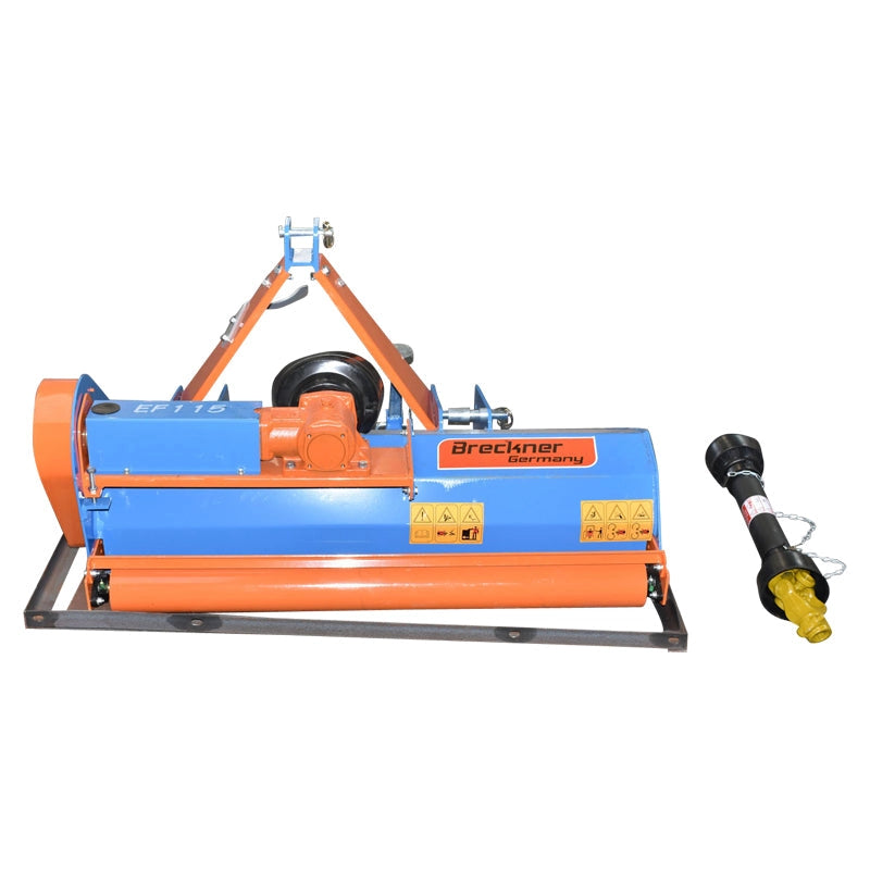Trincia a mazze per trattore, trincia EF115 20-30CV con cardano incluso