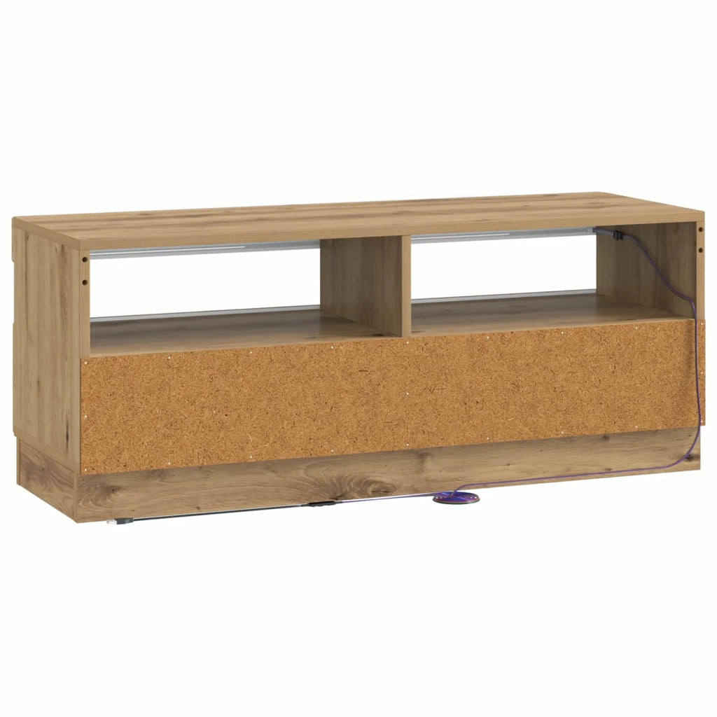 Mobile TV LED Rovere Artigianale Legno ingegnerizzato 897434