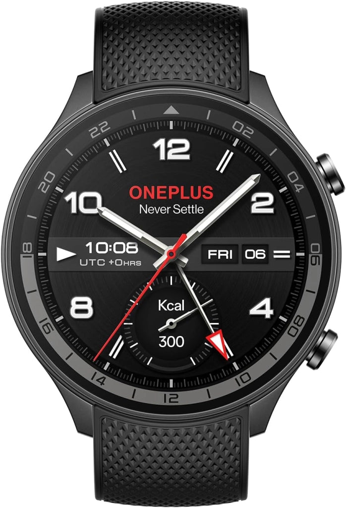 2R Watch con Wear OS 4 di Google, Chipset Snapdragon W5, fino a 100 ore di durata della batteria, display AMOLED da 1,43", oltre 100 modalità sportive, GPS a doppia frequenza, 5ATM, IP68 e