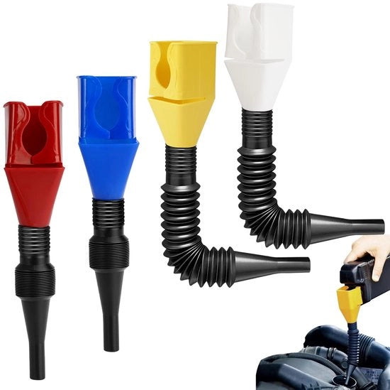 Set di Trechetti Flessibili in Plastica - 4 Stuks, Rigidi e Opacchiabili