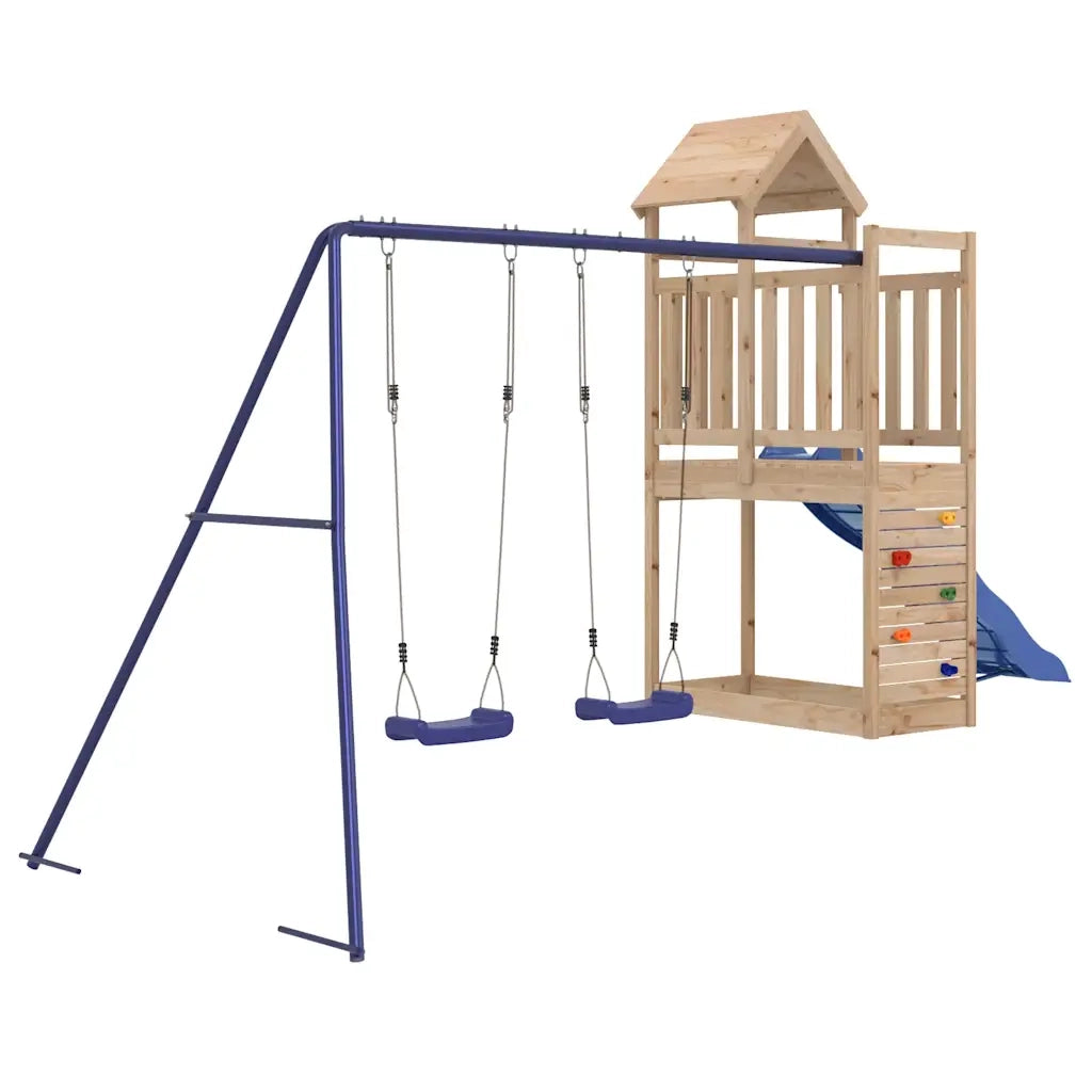 Set da Gioco da Esterno in Legno Massello di Pinocod mxl 126599