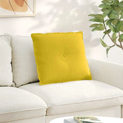 Cuscino per Schiena | Cuscino dorsale Giallo 60 x 50 cm Tessuto in Cords