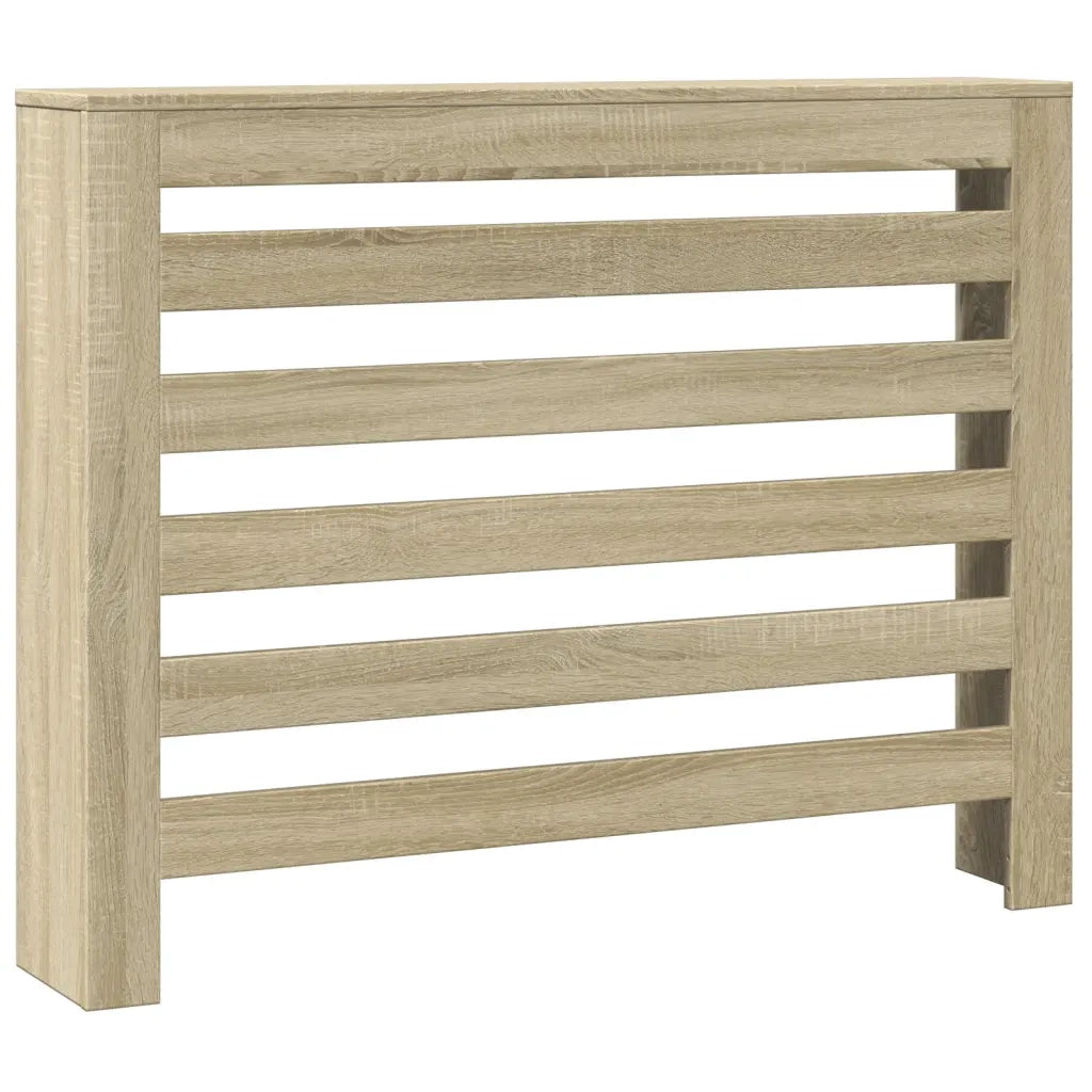vidaXL Copertura Termosifone Rovere Sonoma 104x20x82 Legno Multistrato