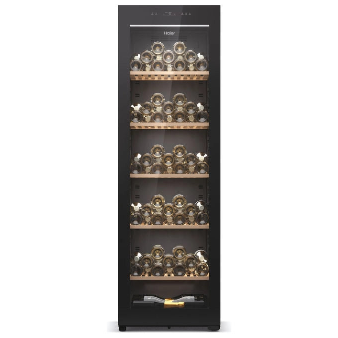 Haier HWS247GEH1 Cantinetta vino con compressore Libera installazione 247 bottiglie Nero